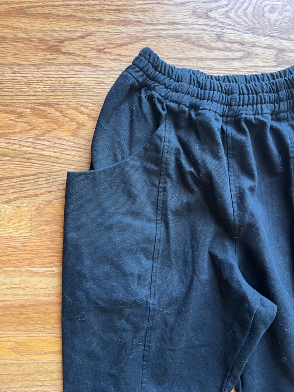 Elizabeth Suzann Black High-Waist Tapered Trousers - Picture 2 of 5